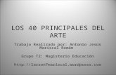 LOS 40 PRINCIPALES DEL ARTE