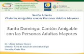 Sesión Abierta Ciudades Amigables con las Personas Adultas Mayores