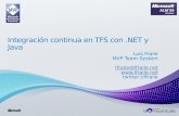 Integración continua en TFS con .NET y Java