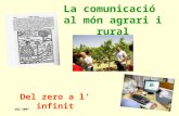 La comunicació  al món agrari i rural