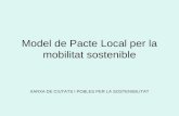 Model de Pacte Local per la mobilitat sostenible