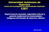 Universidad Autónoma de Guerrero Centro de Investigación de Enfermedades Tropicales CIET