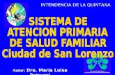 SISTEMA DE ATENCION PRIMARIA DE SALUD FAMILIAR Ciudad de San Lorenzo