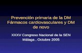 Prevención primaria de la DM Fármacos cardiovasculares y DM de novo
