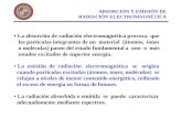 ABSORCIÓN Y EMISIÓN DE RADIACIÓN ELECTROMAGNÉTICA