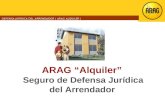 ARAG “Alquiler” Seguro de Defensa Jurídica del Arrendador