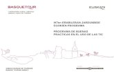 IKTen ERABILERAN JARDUNBIDE  EGOKIEN PROGRAMA PROGRAMA DE BUENAS PRACTICAS EN EL USO DE LAS TIC