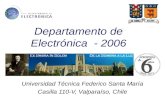 Departamento de Electrónica  - 2006