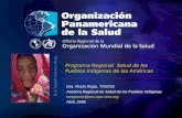 Programa Regional  Salud de los Pueblos Indígenas de las Américas