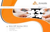 Kick  Off Ventas 2011
