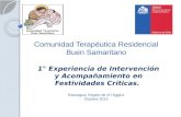 Comunidad Terapéutica Residencial Buen Samaritano Rancagua, Región de O`Higgins Octubre 2012