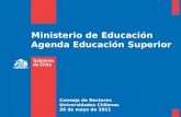 Ministerio de Educación Agenda Educación Superior