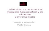 Universidad de las Américas Ingeniería Agroindustrial y de alimentos Control Sanitario