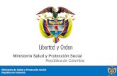 Ministerio Salud y Protección Social                                 República de Colombia