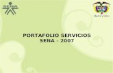 PORTAFOLIO SERVICIOS SENA - 2007