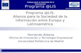 Programa @LIS: Alianza para la Sociedad de la Información entre Europa y Latinoamérica