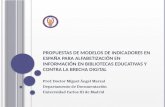 Prof. Doctor Miguel Ángel Marzal Departamento de Documentación Universidad Carlos III de Madrid