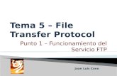 Tema 5 – File Transfer  Protocol