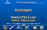 Diálogos Hemisféricos Sobre Educación Tercer Reunión de Ministros de Educación de las Américas