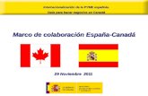 Marco de colaboración España-Canadá