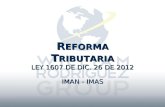 R EFORMA  T RIBUTARIA LEY 1607 DE DIC. 26 DE 2012 IMAN - IMAS