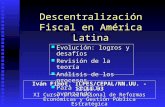 Descentralización Fiscal en América Latina