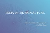 TEMA 14.- EL MÓN ACTUAL