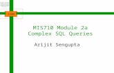 MIS710 Module 2a Complex SQL Queries