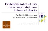 Evidencia sobre el uso de misoprostol para inducir el aborto