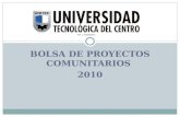 Bolsa de Proyectos Comunitarios  2010
