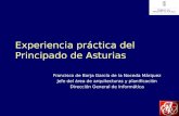 Experiencia práctica del Principado de Asturias