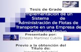 Presentado por: Ernesto Martínez Cubillo Previo a la obtención del Titulo de: Ingeniero Industrial