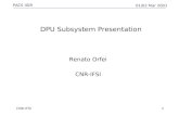 DPU Subsystem Presentation