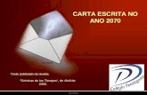 CARTA ESCRITA NO ANO 2070
