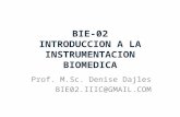 BIE-02 INTRODUCCION A LA INSTRUMENTACION BIOMEDICA
