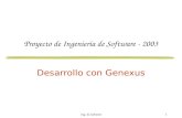 Proyecto de Ingeniería de Software - 2003