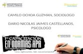 CAMILO OCHOA GUZMAN, SOCIOLOGO DARIO NICOLAS JAIMES CASTELLANOS, PSICOLOGO