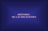 HISTORIA  DE LAS RELIGIONES