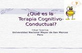 ¿Qué es la  Terapia Cognitivo-Conductual?