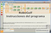 RoboGolf Instrucciones del programa