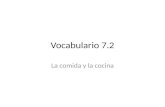 Vocabulario  7.2