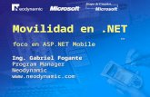 Movilidad en .NET … foco en ASP.NET Mobile