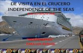 DE VISITA EN EL CRUCERO  INDEPENDENCE OF THE SEAS 8  DE OCTUBRE DE 2008