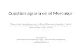 Cuestión agraria en el Mercosur