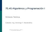 75.40 Algoritmos y Programación I