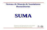 Sistema de Manejo de Suministros Humanitarios SUMA
