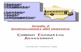 Grado  2 Instrucciones del maestro C ommon  F ormative  A ssessment