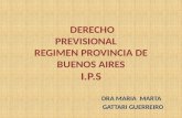 DERECHO PREVISIONAL     REGIMEN PROVINCIA DE BUENOS AIRES I.P.S