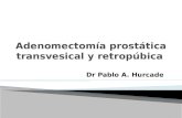 Adenomectomía  prostática  transvesical  y  retropúbica