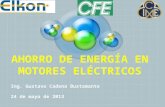 AHORRO DE ENERGÍA EN MOTORES ELÉCTRICOS